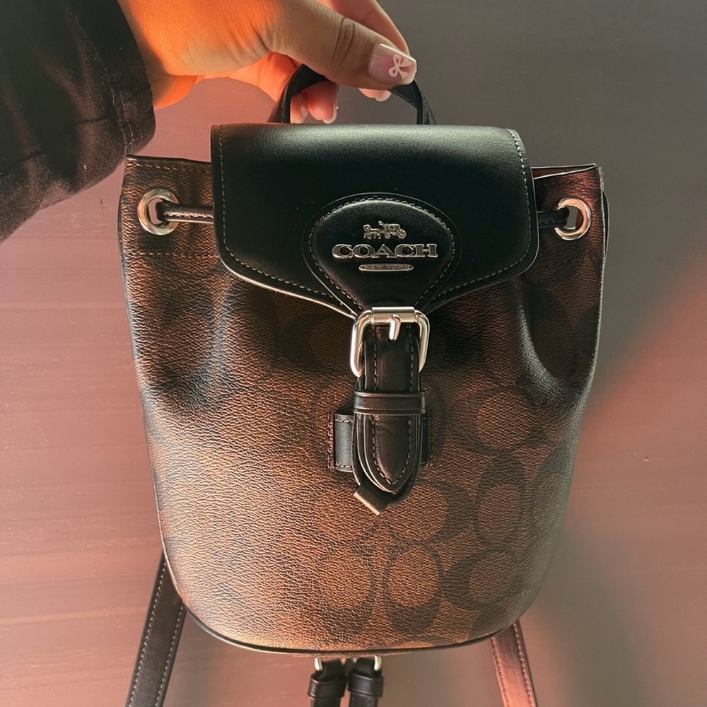 Coach mini backpack